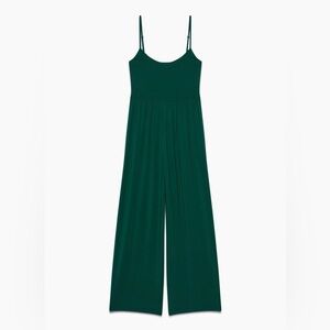Aritzia Wilfred Jumpsuit in Deep Forest Green